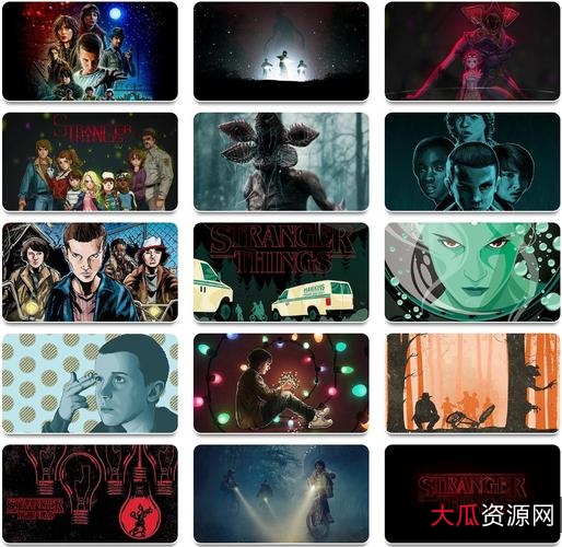全球热播：怪奇物语.StrangerThings(2016-2022)多平台资源，原画及视频支持倍速播放
