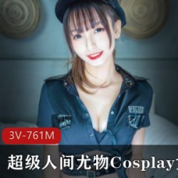 神樂坂真冬Cosplay资源：日系动漫人物白色超薄线袜蝴蝶结鹿角