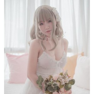 YOKO宅夏cosplay作品合集：可爱女神的捆绑黑丝JK，技术逗趣尺度