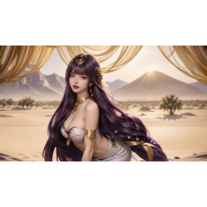 原神AI沙漠女王大人图集281P612M优质黑皮